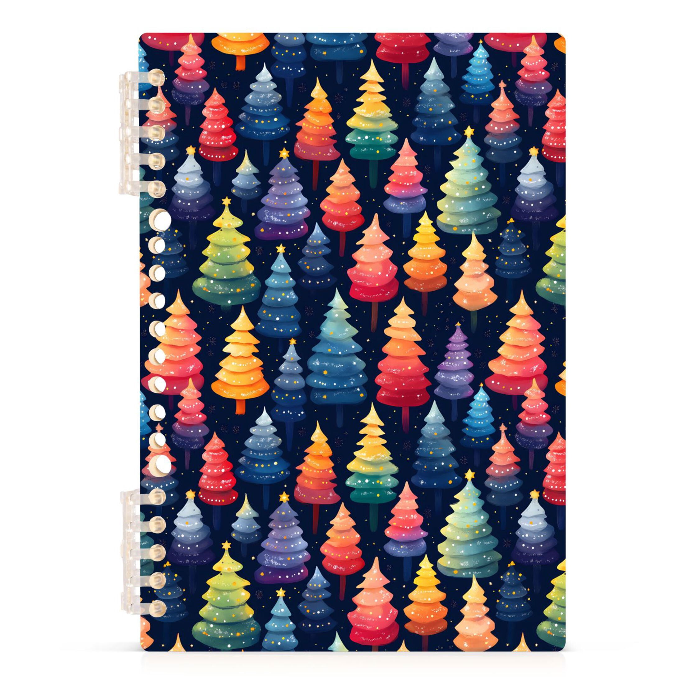 Colorful Christmas Tree Notebooks 1-subject Journal 60 Sheets A5 ...