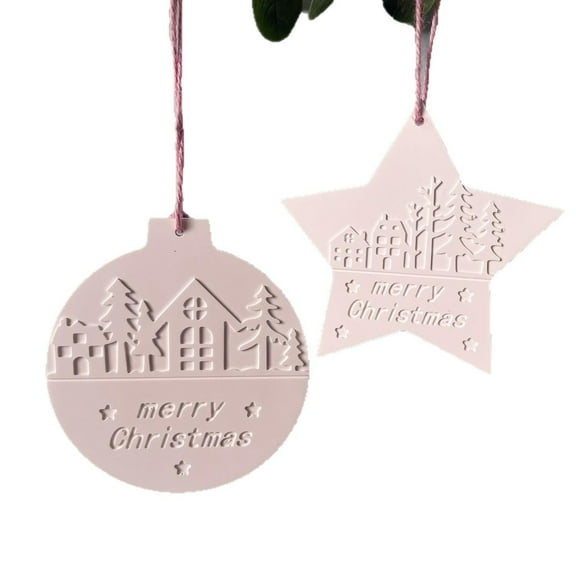 Colorful Christmas Tree Shaped Plaster Mold, Diy Craft Making Kit, Holiday Ornament Creation Tool