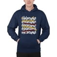 thumbnail image 1 of Colorful Churro Art - Fun Graphic Print Men's Hoodie, 1 of 4