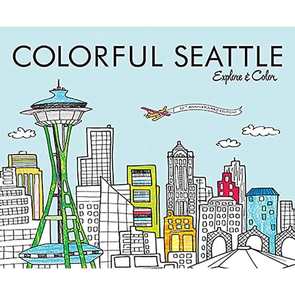 Pre-Owned Colorful Seattle: Explore & Color (Colorful Cities Books)