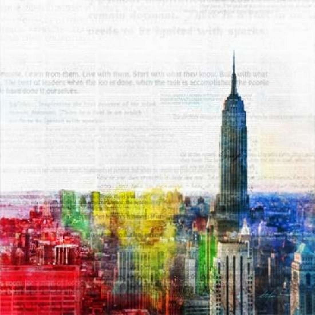 Colorful City 1 Canvas Art - Ken Roko (24 x 24)