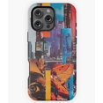 thumbnail image 1 of Colorful Cityscape Illustration Art Phone Case for iPhone 16 15 14 13 12 11 Pro Max, 1 of 2