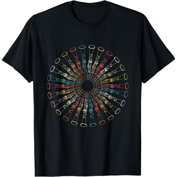 Colorful Clarinets - Clarinet Player Clarinetist Music Lover T-Shirt