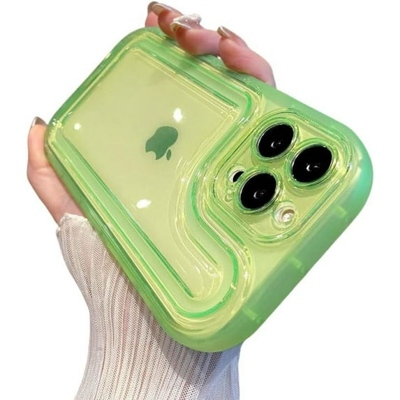 Colorful Clear Soft Silicone Phone case, Macaron Color, Simple, Anti-Drop wear-Resistant, for iPhone 15 14 13 12 11 Pro Max Plus XS XR X 7 8 Phone Case (Light Green,iPhone XR)