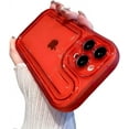 thumbnail image 1 of Colorful Clear Soft Silicone Phone case, Macaron Color, Simple, Anti-Drop wear-Resistant, for iPhone 15 14 13 12 11 Pro Max Plus XS XR X 7 8 Phone Case (Red,iPhone 11 Pro Max), 1 of 8