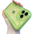 thumbnail image 1 of Colorful Clear Soft Silicone Phone case, Macaron Color, Simple, Anti-Drop wear-Resistant, for iPhone 15 14 13 12 11 Pro Max Plus XS XR X 7 8 Phone Case (Light Green,iPhone 12 Pro), 1 of 8