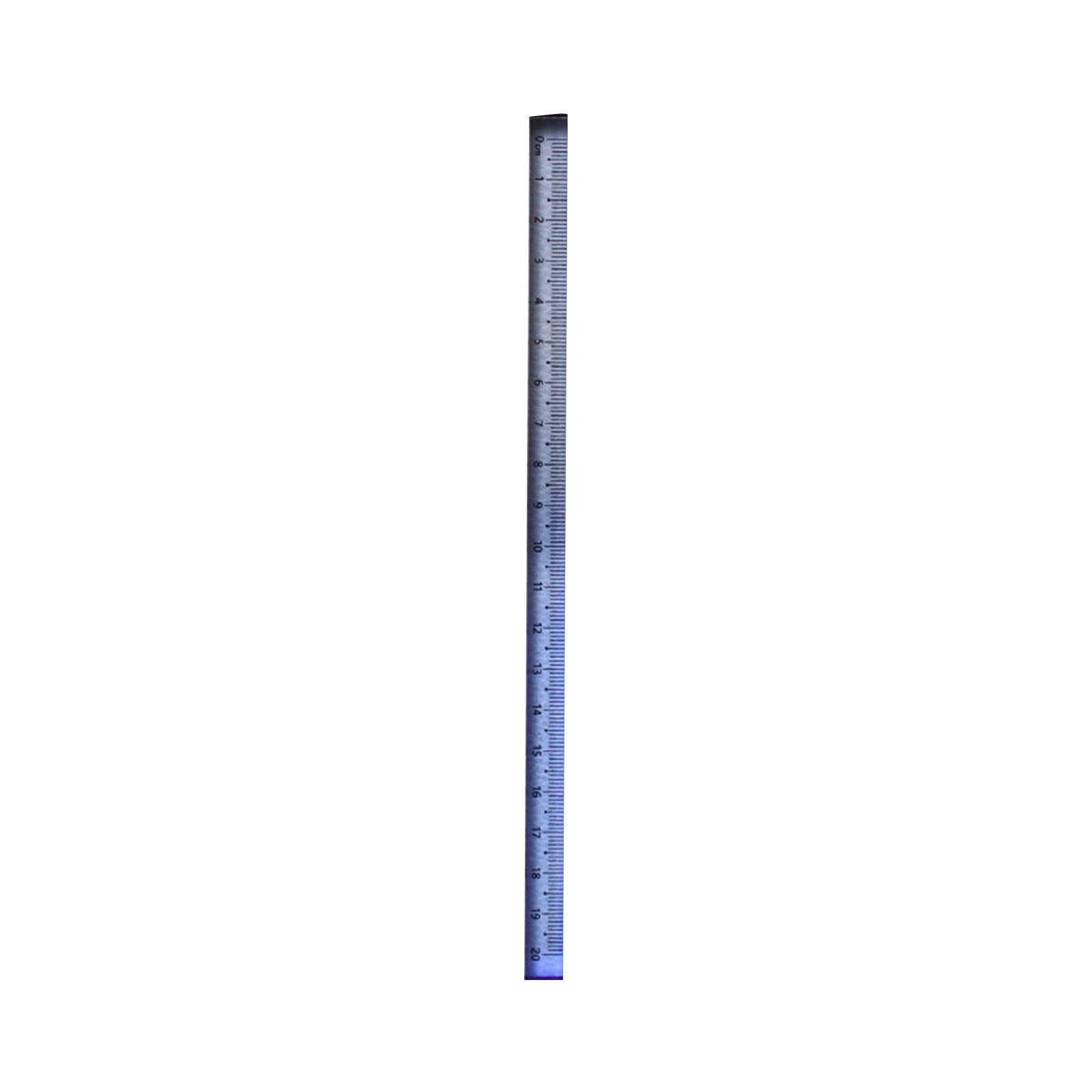 Colorful Transparent Ruler 12 Inch | Cube Acrylic Ruler - Transparent ...