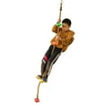thumbnail image 1 of Colorful Climbing Rope with Platforms Foot Holder For Kids Indoor Outdoor Backyard, 1 of 7