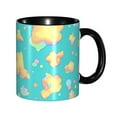 thumbnail image 1 of Colorful Cloud Coffee Mug Fun Custom Ceramic Mugs 11oz Black, 1 of 5