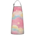 thumbnail image 1 of Colorful Cloud Star Pattern Apron-Garden Aprons for Women with Pockets-Cotton Linen Waterproof Kitchen Cooking Gardening Aprons Adjustable for Kitchen,Cooking,BBQ and Salon 33x27 Inch, 1 of 7