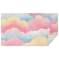 thumbnail image 1 of Colorful Cloud Star Pattern Rectangle Tablecloth 60"x102",Waterproof Polyester Rectangle Table Cloth, Wipeable Spillproof Polyester Tablecloth for Dining, Camping, Indoor and Outdoor, 1 of 6