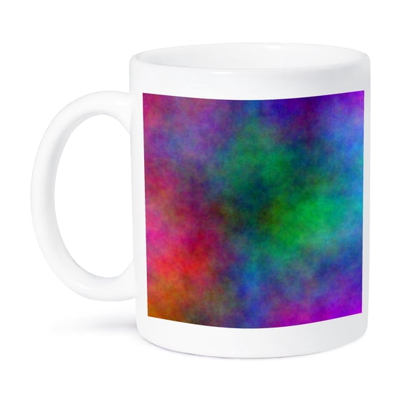 3dRose, Colorful Clouds Abstract Digital Art, 11oz Mug