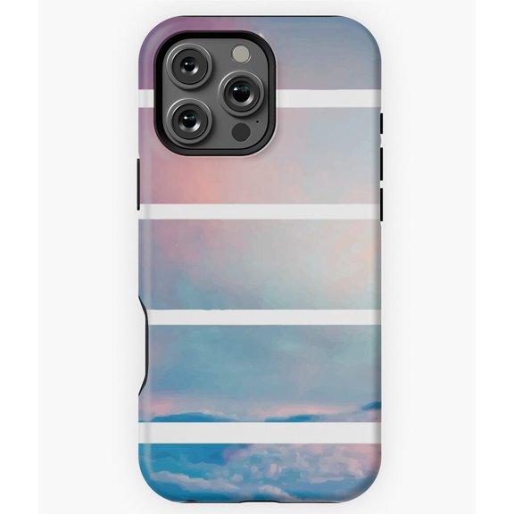 Colorful Clouds Aesthetic Sky Art Phone Case for iPhone 16 15 14 13 12 11 Pro Max