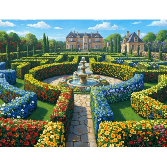 Springbok 500 Piece The English Garden Jigsaw Puzzle for Adults