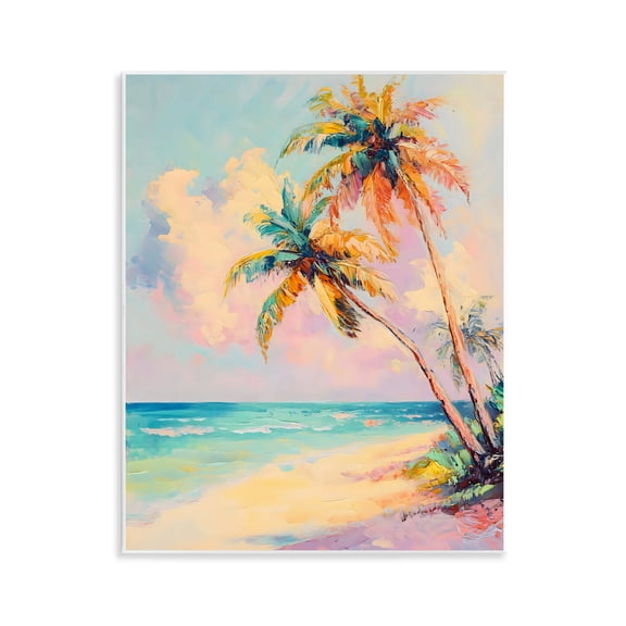 Stupell Industries Colorful Coastal Scene Wall Plaque Art, design by Creative Studio, 14 x 11