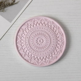 Coasters for Drinks Absorbent Silicone Drink Coasters Set of 6 Heat Resistant Waterproof Large Coffee Table Rubber Coaster Walmart