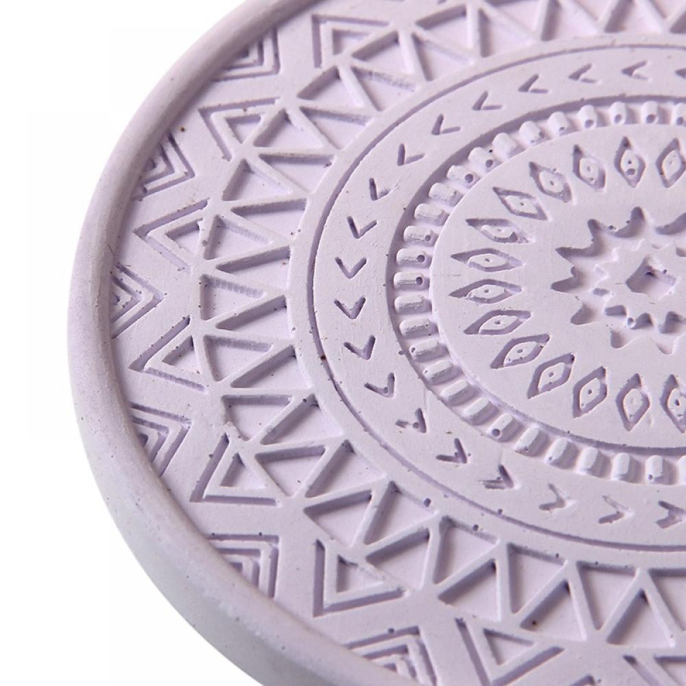 Colorful Coasters for Drinks Absorbent, Rubber Drink Coaster Set, Silicone Rainbow Coasters for