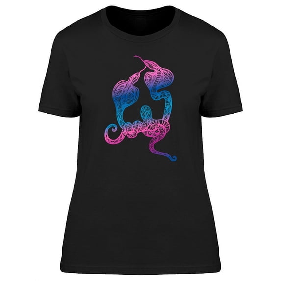 Colorful Cobra Colors T-Shirt Women -Image by Shutterstock, Female XX-Large