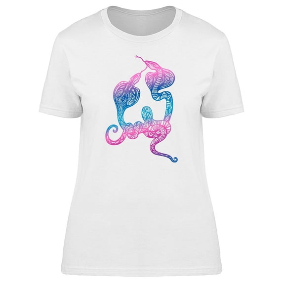 Colorful Cobra Colors T-Shirt Women -Image by Shutterstock, Female x-Large