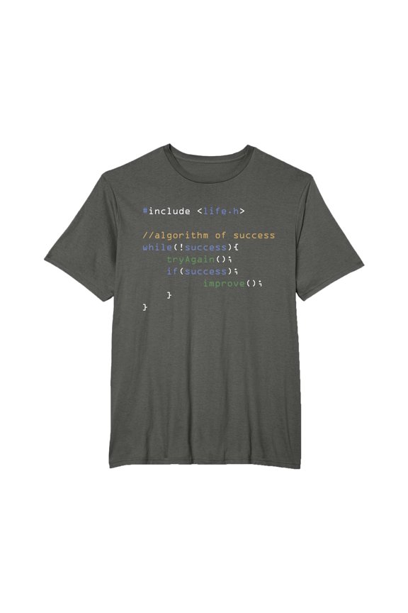 Colorful Code Snippets Programming T-Shirt for Software Engineers and Computer Science Enthusiasts