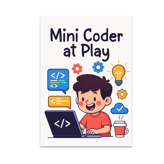 Colorful Coding Wall Art - Kids Coding Enthusiasts - 13x19 Poster Print