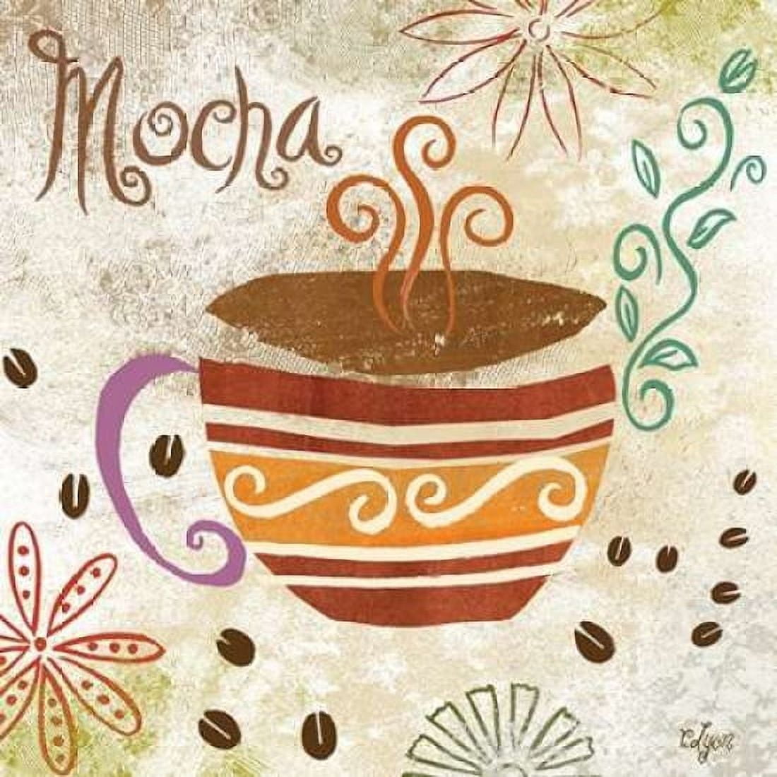 Colorful Coffee I Canvas Art - Rebecca Lyon (24 x 24)