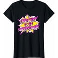 thumbnail image 1 of Colorful Comic-Style Crochet Is My Superpower T-Shirt for Craft Enthusiasts, 1 of 5