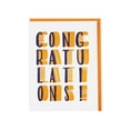 thumbnail image 1 of Colorful Congratulations Card – Bold Typography Design with Orange Envelope – Ideal for Graduations, Promotions, or Special Achievements, 1 of 2