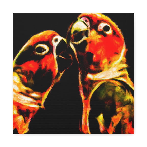 Colorful Conures Glee - Canvas