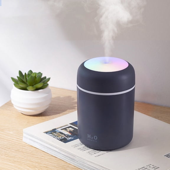 Colorful Cool Mini Humidifier,USB Desktop Quiet Humidifier,Small Humidifiers for Bedroom Aromatherapy Diffusers,2 Mist Modes,For Bedroom,Office Room, Car,etc.