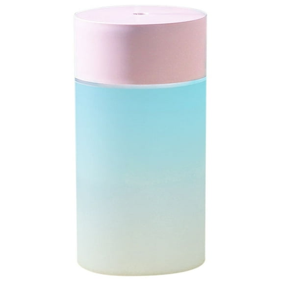 Colorful Cool Mini Humidifiers with 7 Color LED Night Light, USB 260ml Mist Humidifiers for Car Office Room Bedroom, 26db Quiet Ultrasonic Humidifiers, Portable Diffuser for Essential Oils Gray