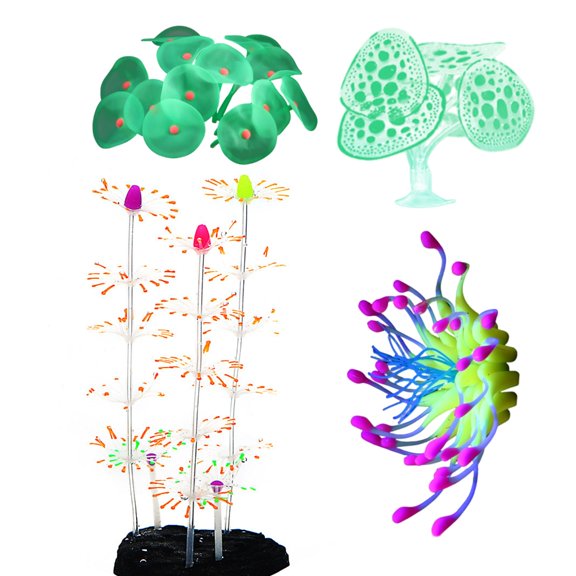 Colorful Corals Water Plant Suit Simulation Corals Aquariums Ornaments Fish Tanks Accessories