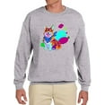 thumbnail image 1 of Colorful Corgi Bandana Portrait Sweatshirt Men -Image by Shutterstock, Male 5X-Large, 1 of 4