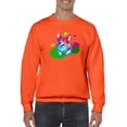 thumbnail image 1 of Colorful Corgi Bowtie Portrait Sweatshirt Men -Image by Shutterstock, Male 5X-Large, 1 of 4