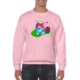 thumbnail image 1 of Colorful Corgi Bowtie Portrait Sweatshirt Men -Image by Shutterstock, Male Small, 1 of 4