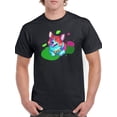 thumbnail image 1 of Colorful Corgi Dogs W Bowtie T-Shirt Men -Image by Shutterstock, Male 5X-Large, 1 of 4