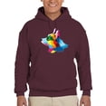 thumbnail image 1 of Colorful Corgi Potrait Hoodie Men -Image by Shutterstock, Male x-Large, 1 of 4