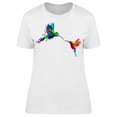 thumbnail image 1 of Colorful Couple Hummingbird T-Shirt Women -Image by Shutterstock, Female Medium, 1 of 2