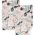 thumbnail image 1 of Colorful Cow Print Towels, 2 PCS, Super Soft Absorbent Hand Towel Cotton Bath Towels for Bathroom Hotel Kitchen Spa Gym 16 X 28 Inches, 1 of 7