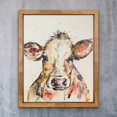 Colorful Cow Wall Art Print, Whimsical Farmhouse Decor - Walmart.com