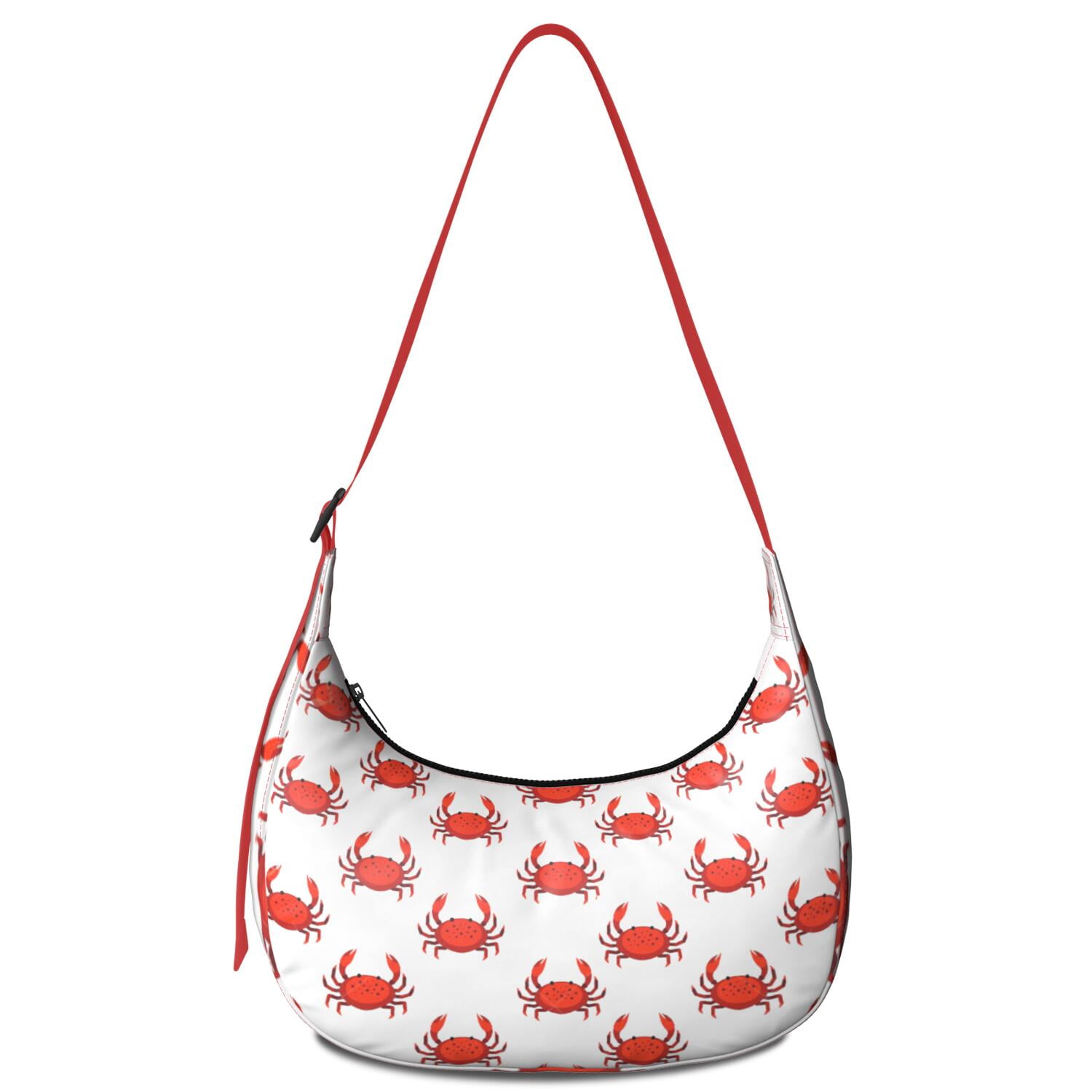 Colorful Crab Nautical Crossbody Bag with Adjustable Strap, Vintage ...