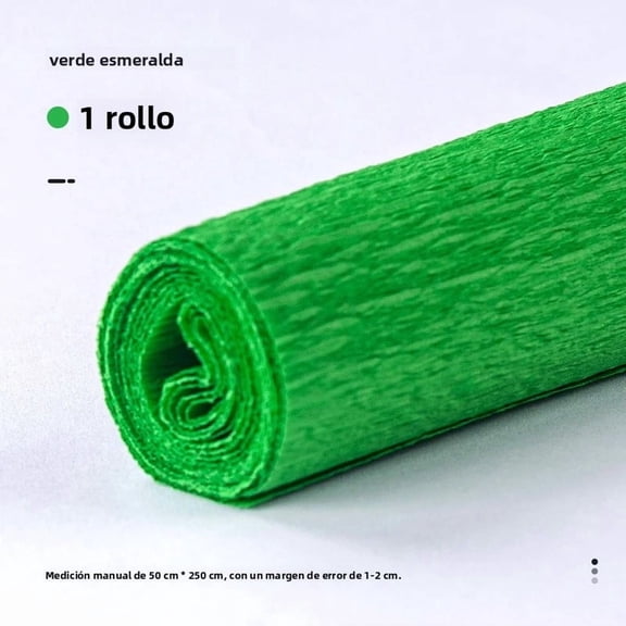 Colorful Crepe Paper Roll, 20 Colors, 250x50cm, for Origami and DIY Crafts, Flowers, Gift Wrapping