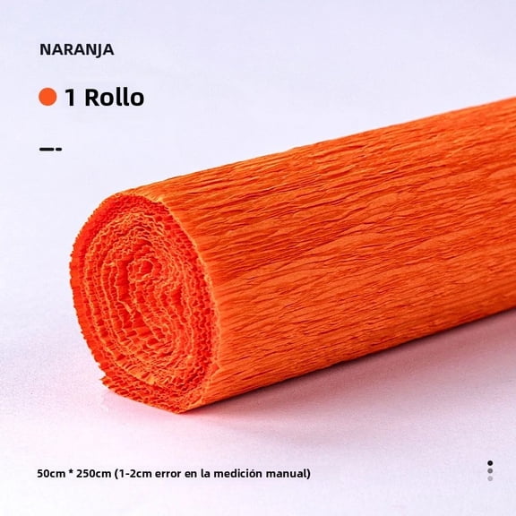 Colorful Crepe Paper Roll, 20 Colors, 250x50cm, for Origami and DIY Crafts, Flowers, Gift Wrapping
