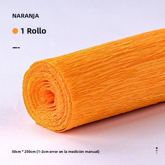 Colorful Crepe Paper Roll, 20 Colors, 250x50cm, for Origami and DIY Crafts, Flowers, Gift Wrapping
