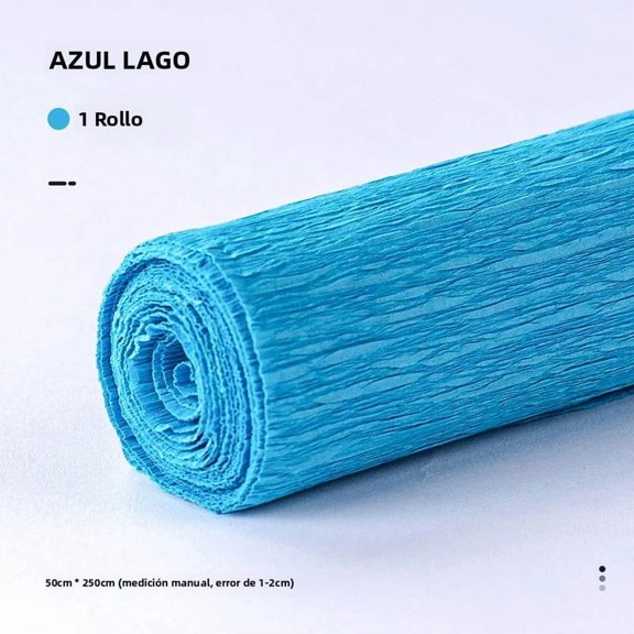 Colorful Crepe Paper Roll, 20 Colors, 250x50cm, for Origami and DIY Crafts, Flowers, Gift Wrapping