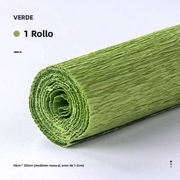 Colorful Crepe Paper Roll, 20 Colors, 250x50cm, for Origami and DIY Crafts, Flowers, Gift Wrapping