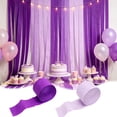 thumbnail image 1 of Colorful Crepe Paper Roll Streamers, Crinkled DIY Garland Decor Supplies, Vibrant Hanging Ribbon for Graduation Party, Wedding Bridal Shower and Birthday Celebration Scene Layout, 1 of 7