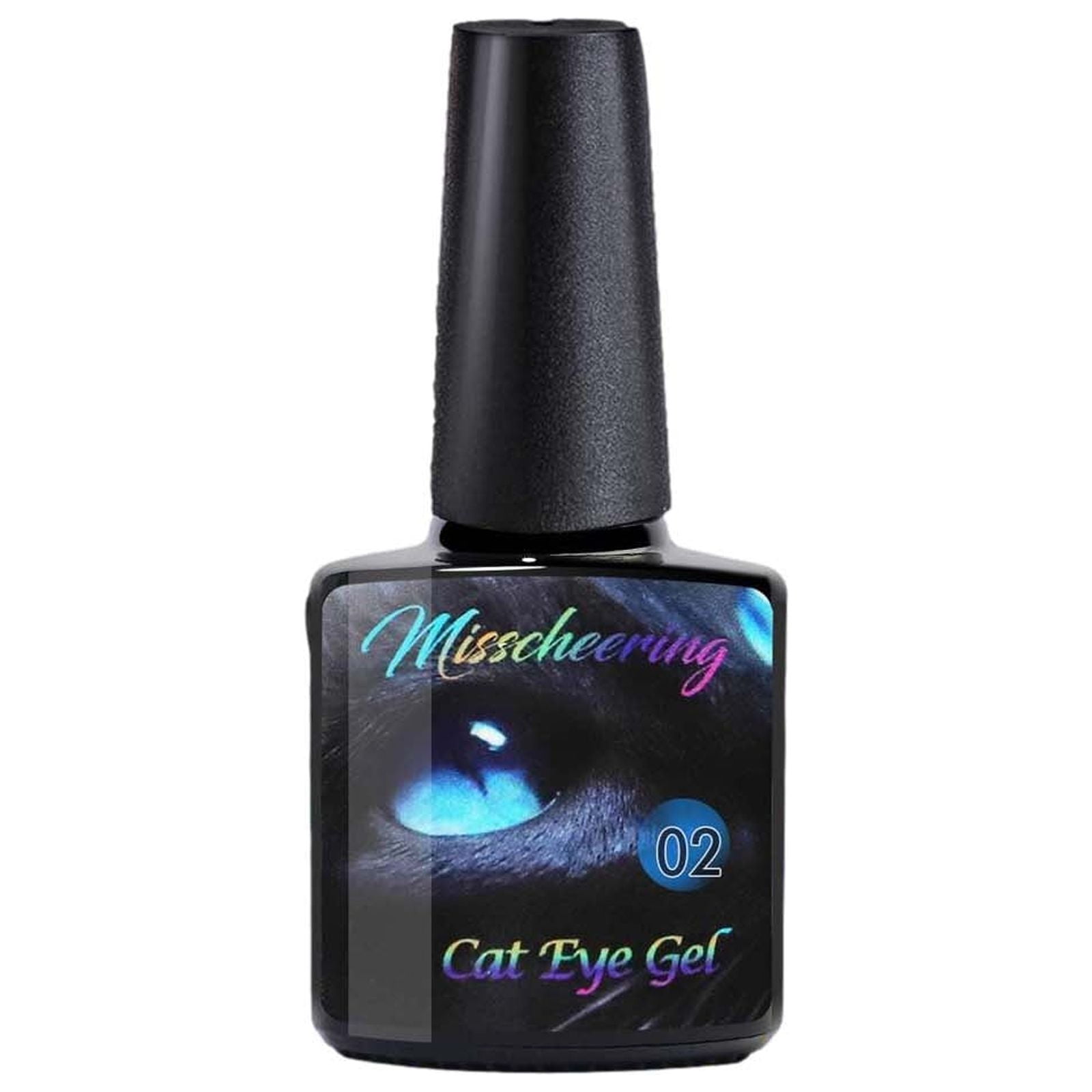 Colorful Crystal Cat's Eye Flickering Dark Female Celestial Nail Polish