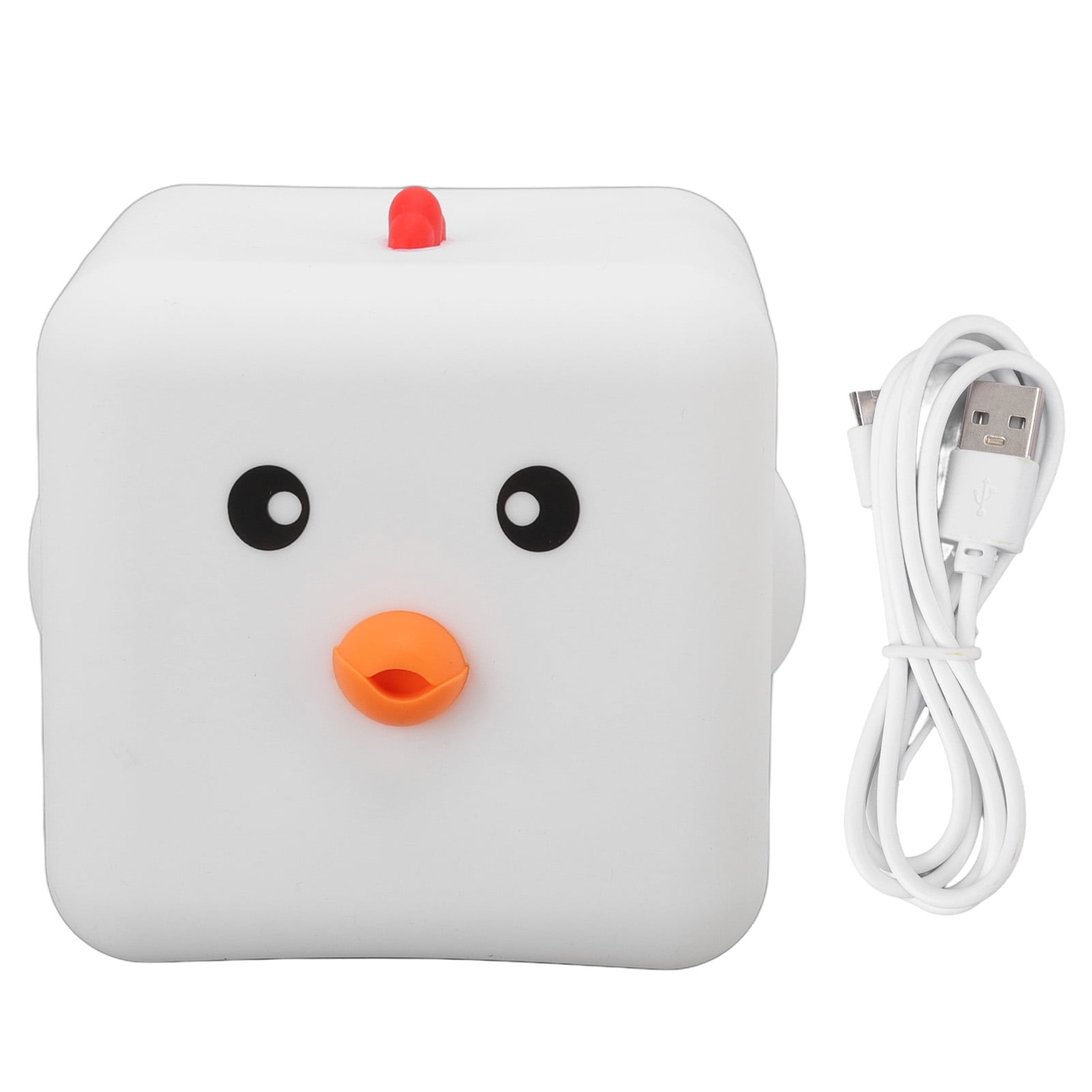 Colorful Cube Chick Chicken Night Light USB Charging LED Cube Night