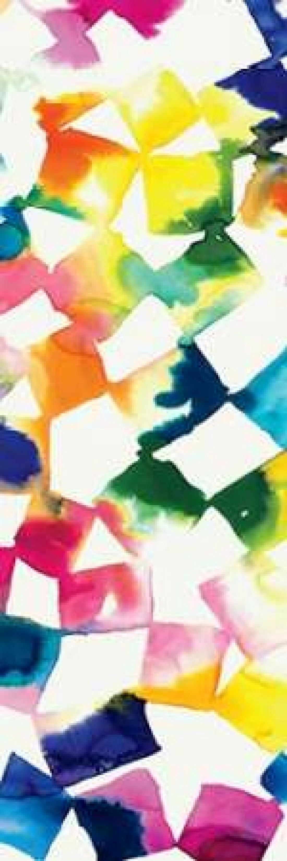 Colorful Cubes III Canvas Art - Wild Apple Portfolio (12 x 36)